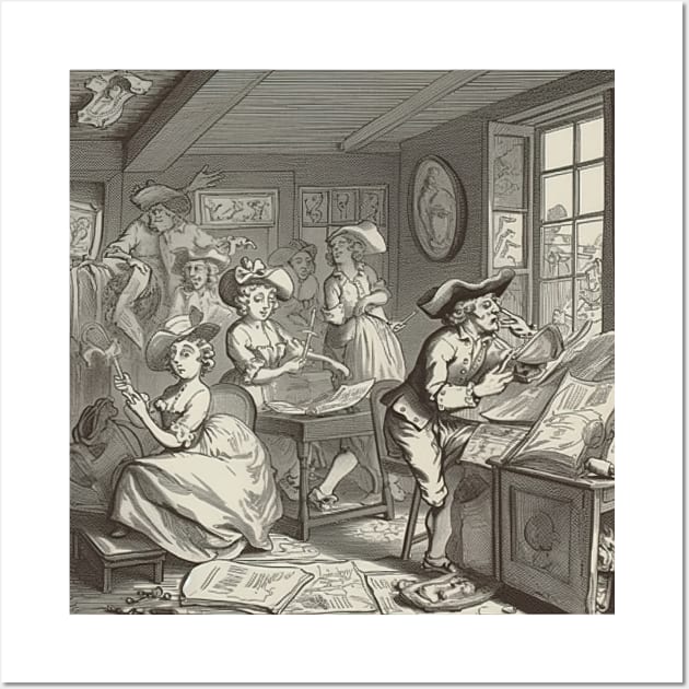 William Hogarth Wall Art by ComicsFactory